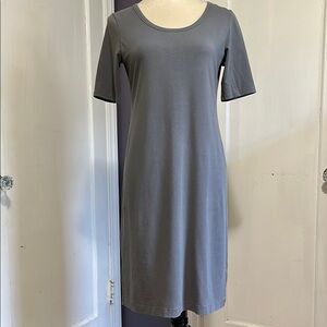 J. Jill Scoop Neck Tee Shirt Dress